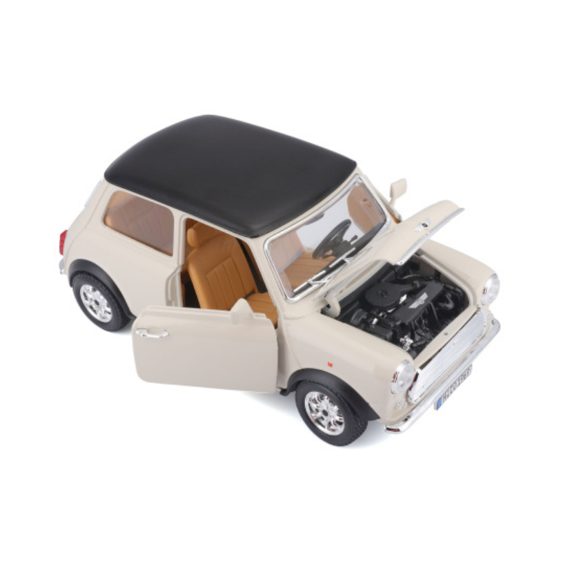 Bburago - 1:18 Mini Cooper (1969) Model Car | Beige