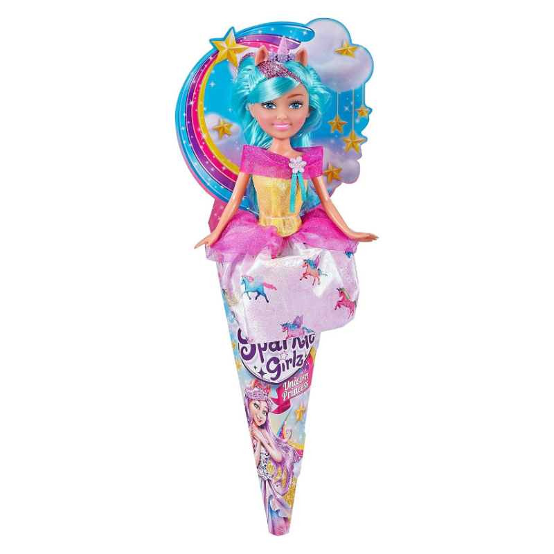 ZURU - Sparkle Girlz | Unicorn Princess Cone Doll Assortment