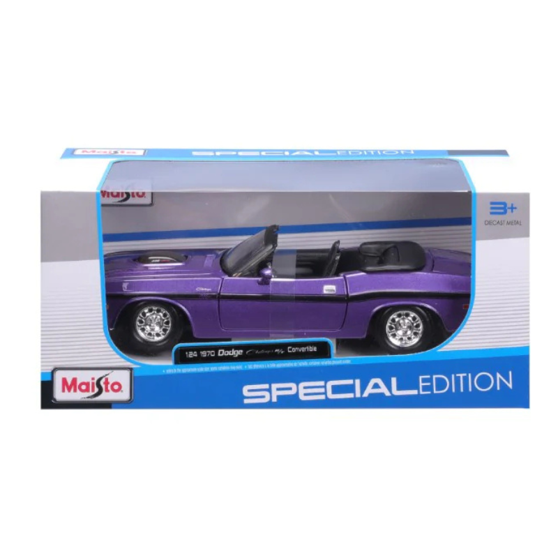 Maisto - Dodge Challenger R/T Convertible (1970) Diecast Model Car