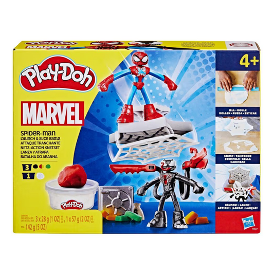Hasbro - Play-Doh | Spider-Man Launch & Slice Battle Playset