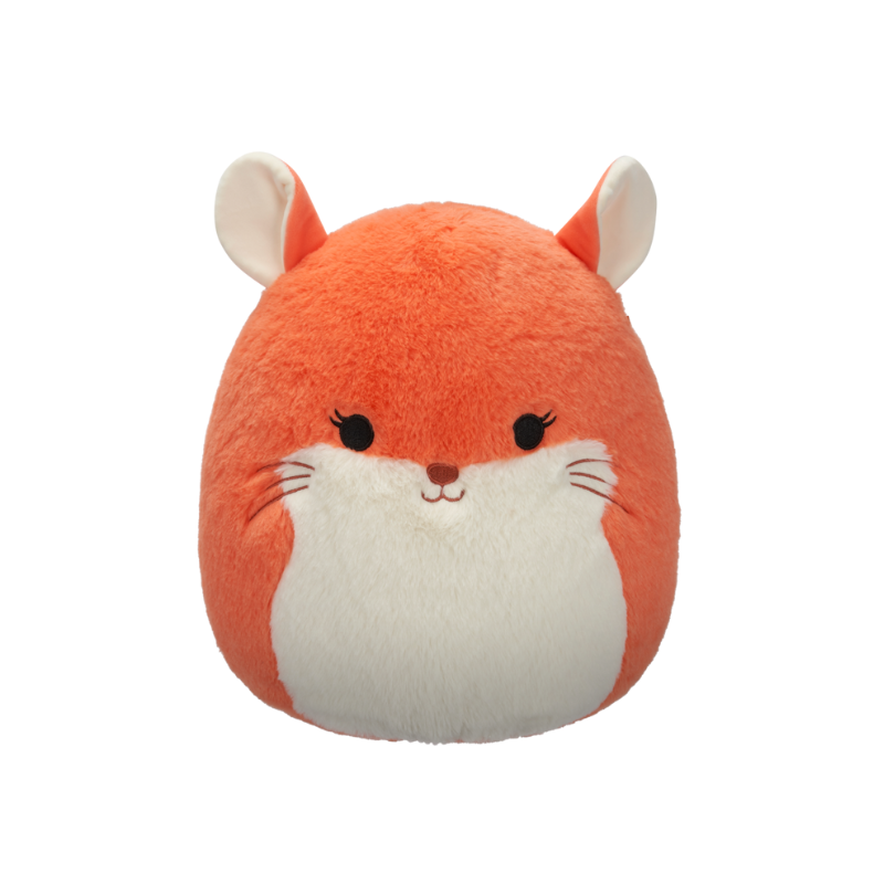 Squishmallows - Medium Plush (12") Fuzzmallow| Erica the Chinchilla