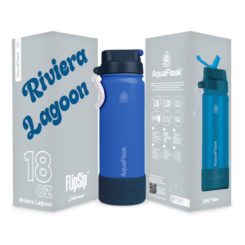 AquaFlask - 18oz Colorwave Flip Sip