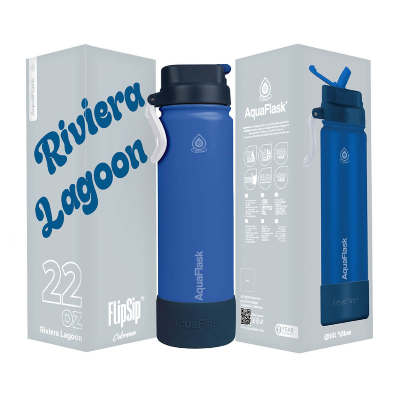 AquaFlask - 22oz Flip Sip Colorwave Collection