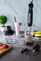 Arshia Hand Blender 3in1, Black Color