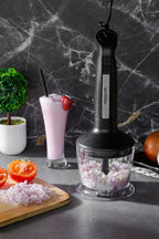 Arshia Hand Blender 3in1, Black Color