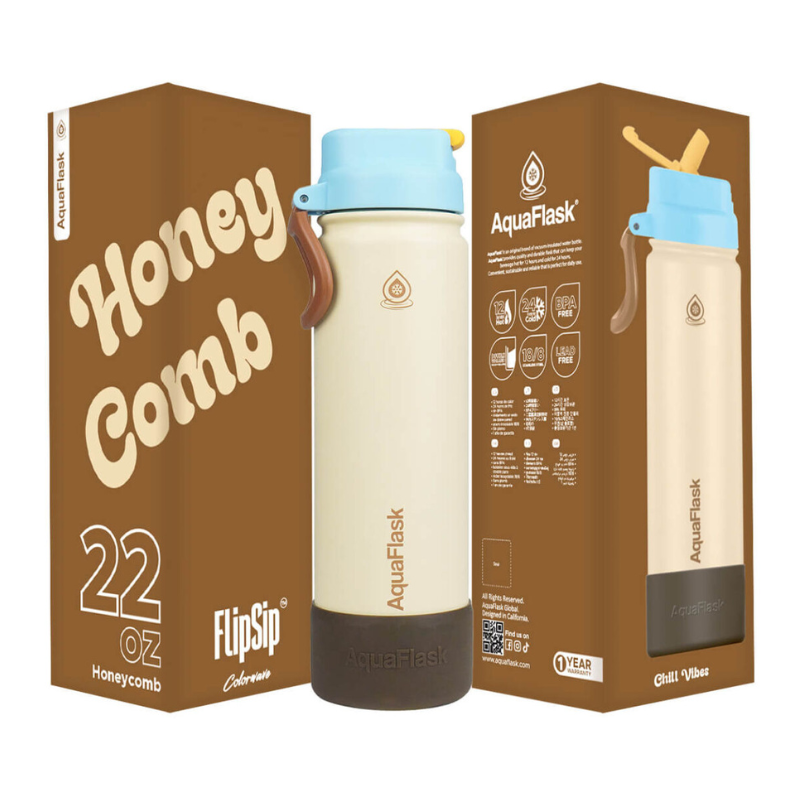 AquaFlask - 22oz Flip Sip Colorwave Collection