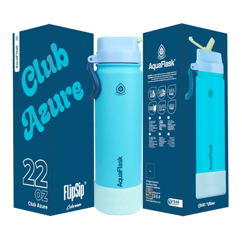 AquaFlask - 22oz Flip Sip Colorwave Collection