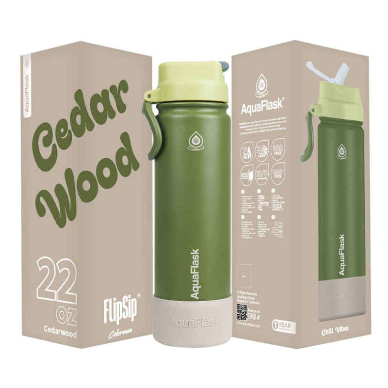 AquaFlask - 22oz Flip Sip Colorwave Collection