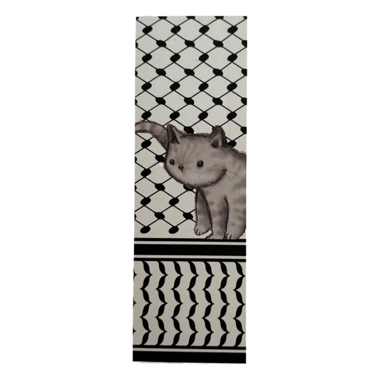 Ali and Rama Gallery - Koffiyeh Cat Bookmark