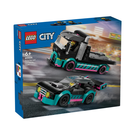LEGO City - Race Car and Car Carrier Truck