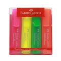 Faber-Castell - Text liner 1546 Fluorescent - Wallet of 4