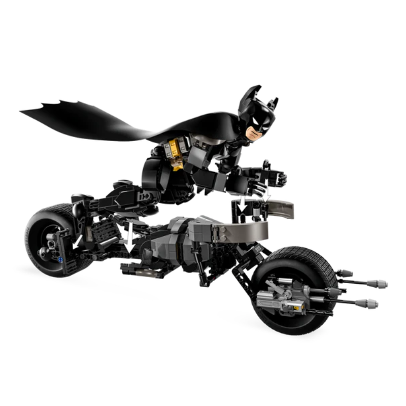 LEGO DC - Batman Construction Figure and the Bat-Pod Bike