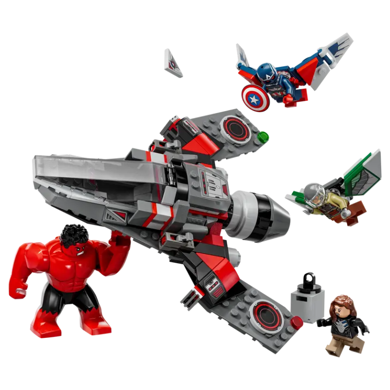 LEGO Marvel - Captain America VS Red Hulk Duel