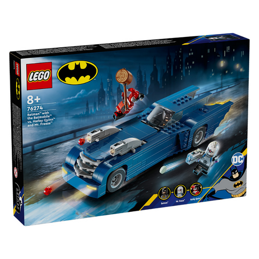 LEGO DC - Batman with the Batmobile vs. Harley Quinn and Mr. Freeze