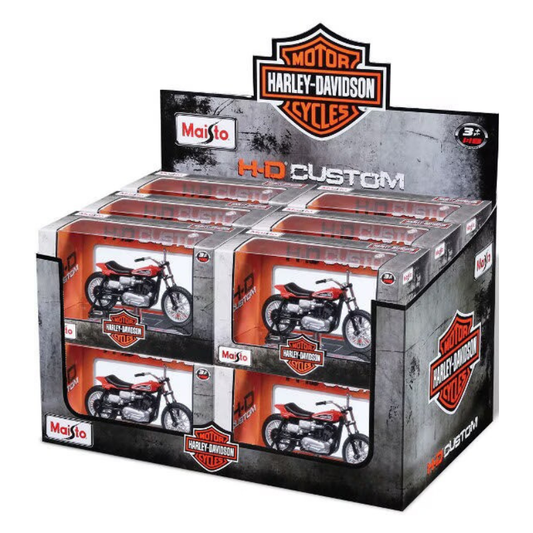 Maisto - Harley Davidson Motorcycle With Stand Assortment