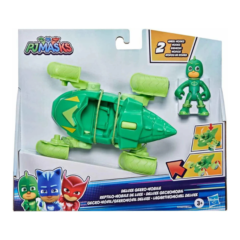Hasbro - PJ Masks Deluxe Vehicles | Gekko-Mobile with Gekko Figure