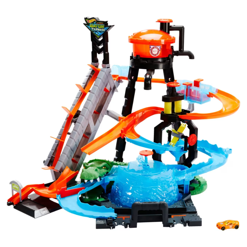 Hot Wheels - Color Shifters Ultimate Gator Car Wash Playset
