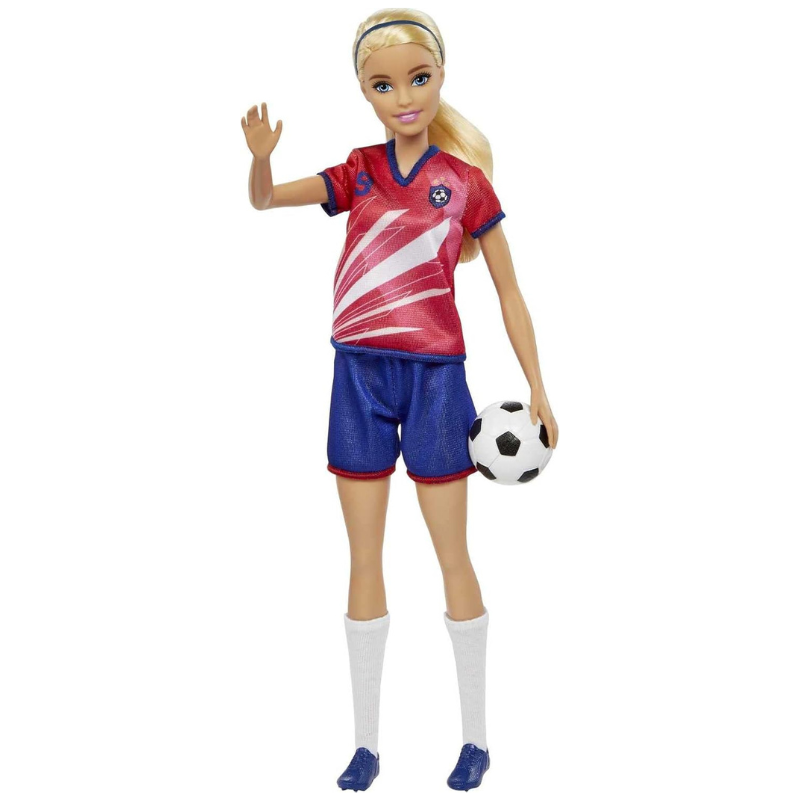 Barbie - Blonde Soccer Doll