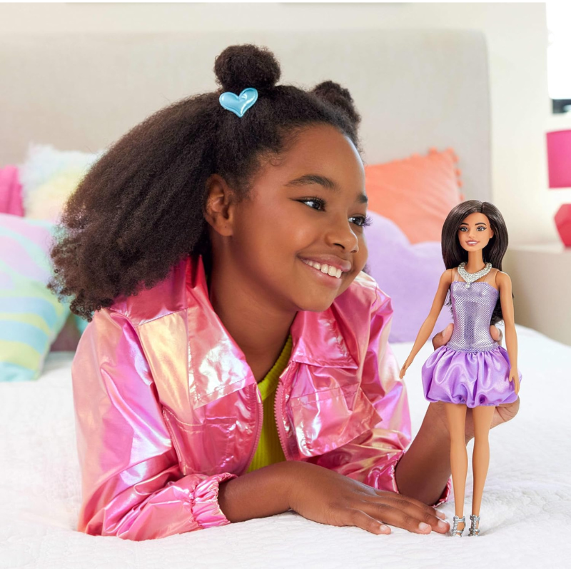 Barbie - Fashionistas Doll | Purple Bubble Hem