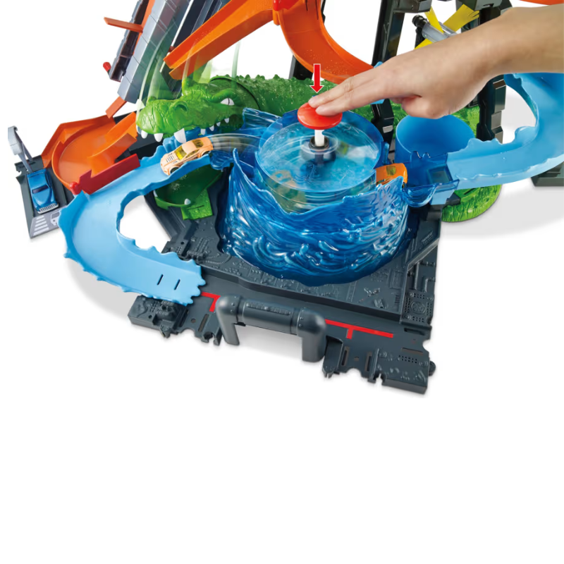 Hot Wheels - Color Shifters Ultimate Gator Car Wash Playset