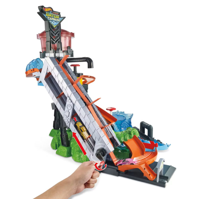 Hot Wheels - Color Shifters Ultimate Gator Car Wash Playset