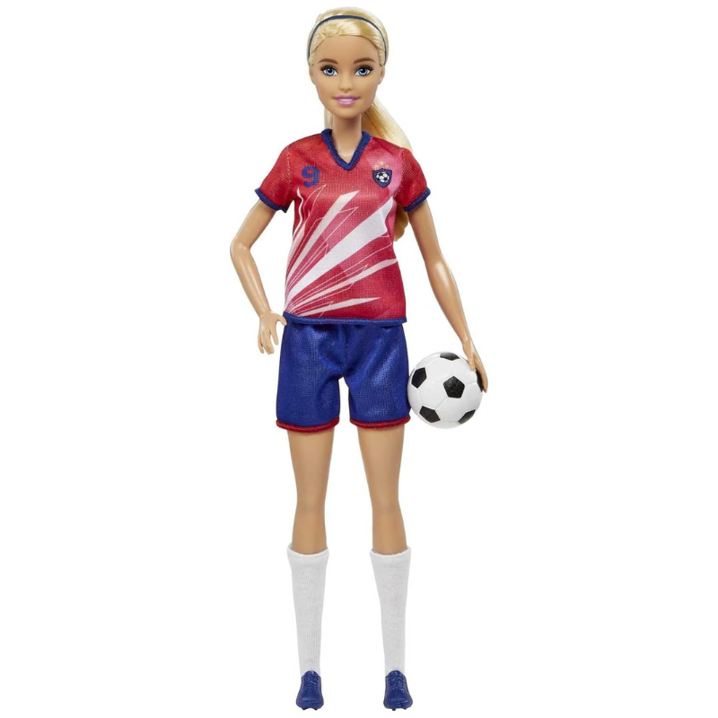 Barbie - Blonde Soccer Doll
