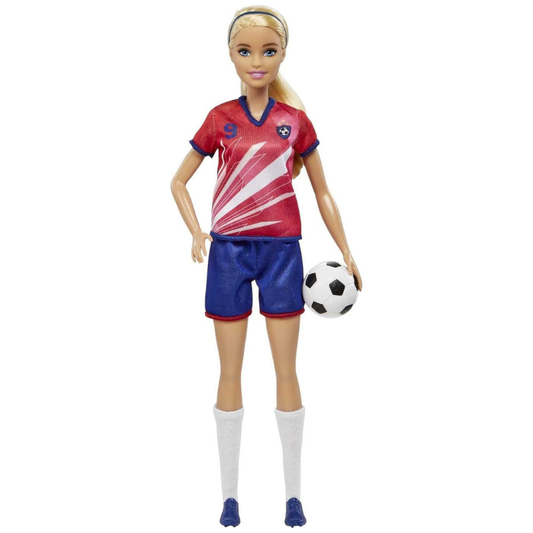 Barbie - Blonde Soccer Doll