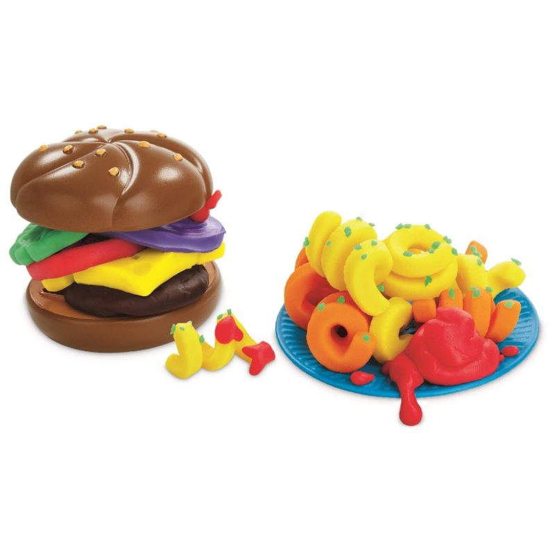 Hasbro - Play-Doh Kitchen Creations | Burger and Fries Playset