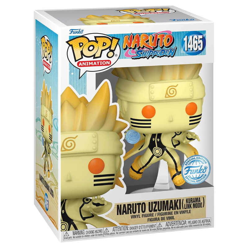 Funko - Exclusive Pop! Animation: Naruto | Naruto (Kurama Link Mode) (With Chase)