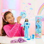 Barbie - Cutie Reveal Care Bears Series | Grumpy Bear (Brunette)