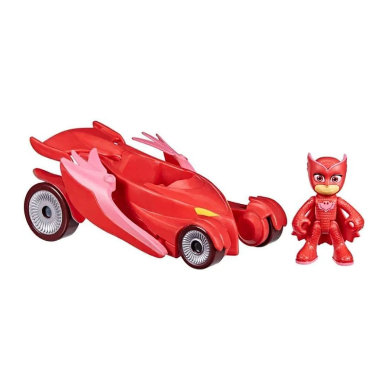 Hasbro - PJ Masks Deluxe Vehicles | Owl Glider Car with Owlette Figure