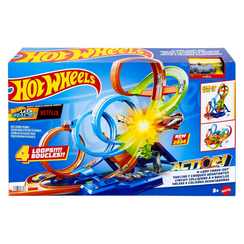 Hot Wheels - Action Endless Loop Boosted Set
