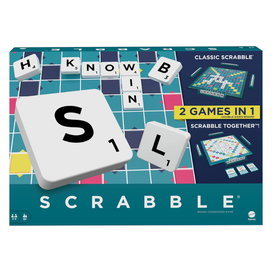 Mattel Games - Scrabble 2-in-1