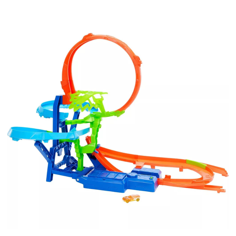 Hot Wheels - Stunt Tracks Mid-Air Crash Playset