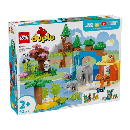 LEGO DUPLO - 3-in-1 Wild Animals Families
