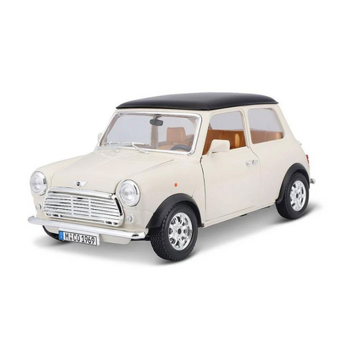 Bburago - 1:18 Mini Cooper (1969) Model Car | Beige
