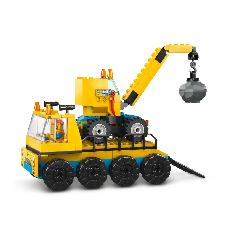 LEGO City - Construction Trucks and Wrecking Ball Crane