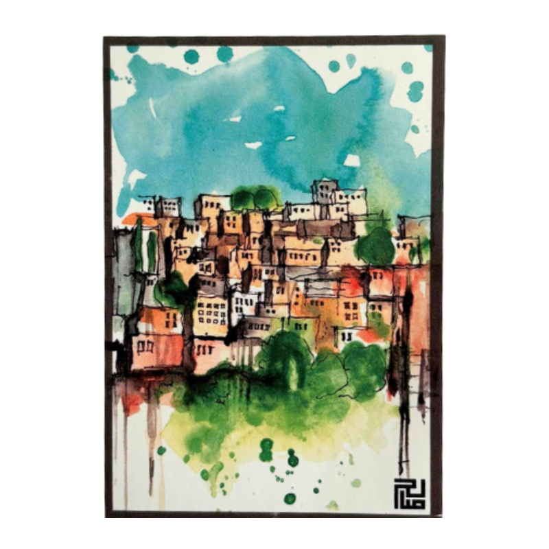 Saleh Studio - Houses Sticker