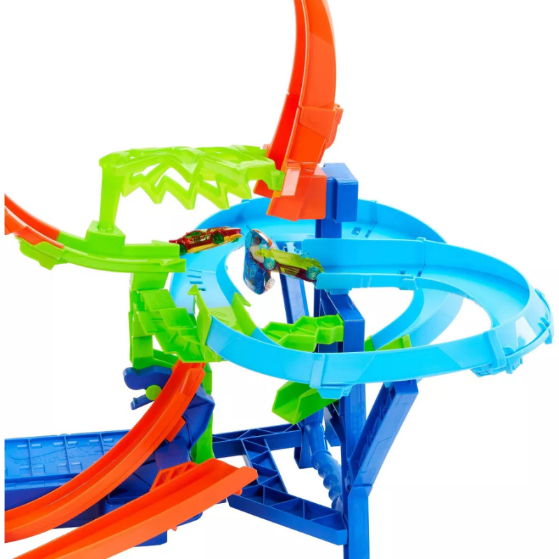 Hot Wheels - Stunt Tracks Mid-Air Crash Playset