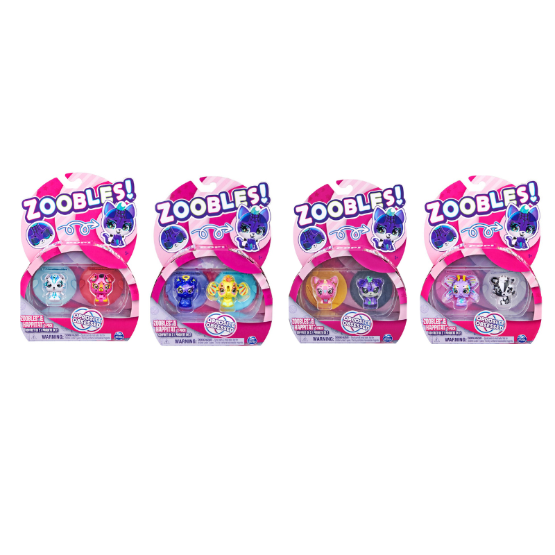 Spin Master - Zoobles & Happitat Animal 2 Pack