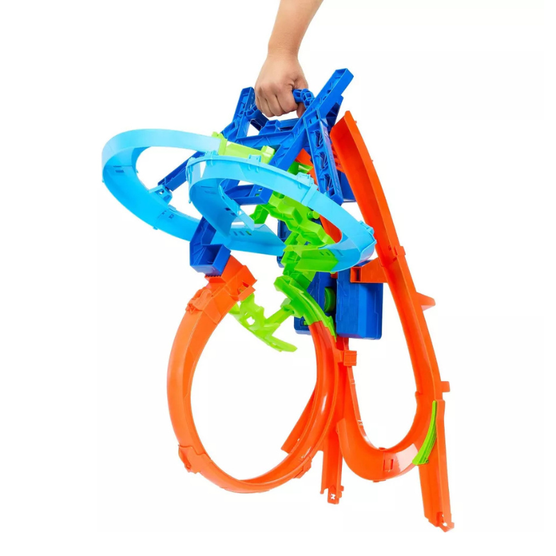 Hot Wheels - Stunt Tracks Mid-Air Crash Playset