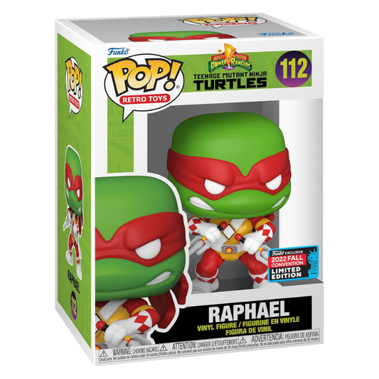 Funko - Exclusive Pop! Comics: Mighty Morphin Power Rangers x Teenage Mutant Ninja Turtles | Raphael