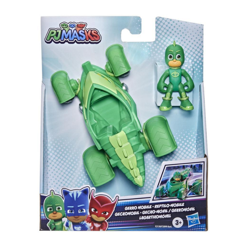 Hasbro - PJ Masks Hero Vehicles | Gekko-Mobile with Gekko Figure