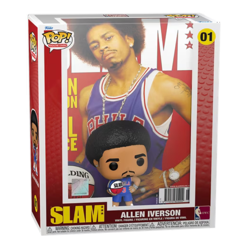 Funko - Pop! NBA Cover: SLAM | Allen Iverson Vinyl