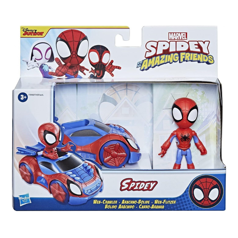 Hasbro - Spidey and His Amazing Friends | Spidey Figure with Web-Crawler