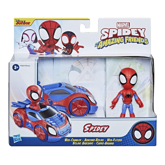Hasbro - Spidey and His Amazing Friends | Spidey Figure with Web-Crawler