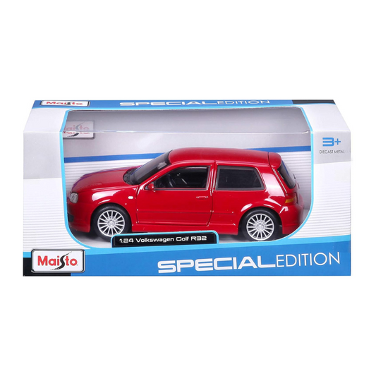 Maisto - Volkswagen Golf R32 Diecast Model Car | Red