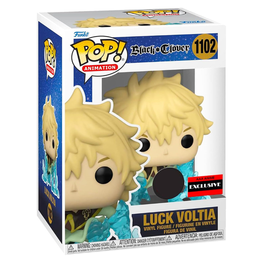 Funko - Exclusive Pop! Animation: Black Clover | Luck Voltia (With Chase)