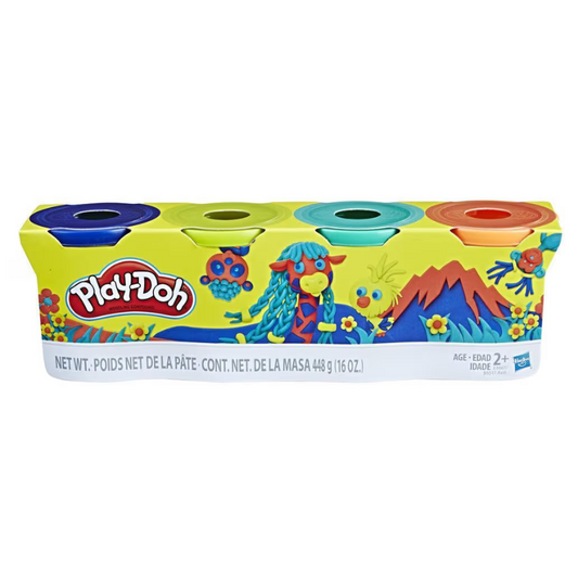 Hasbro - Play-Doh | Wild Color Set (4 Pack)