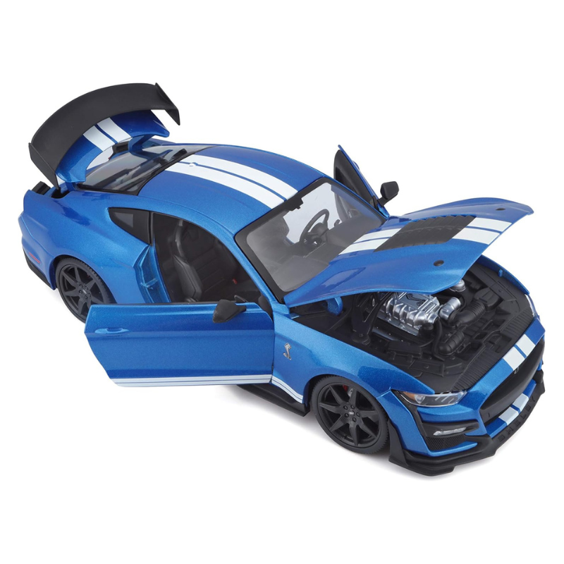 Maisto - 1:18 (2020) Metallic Blue Special Edition Mustang Shelby GT500